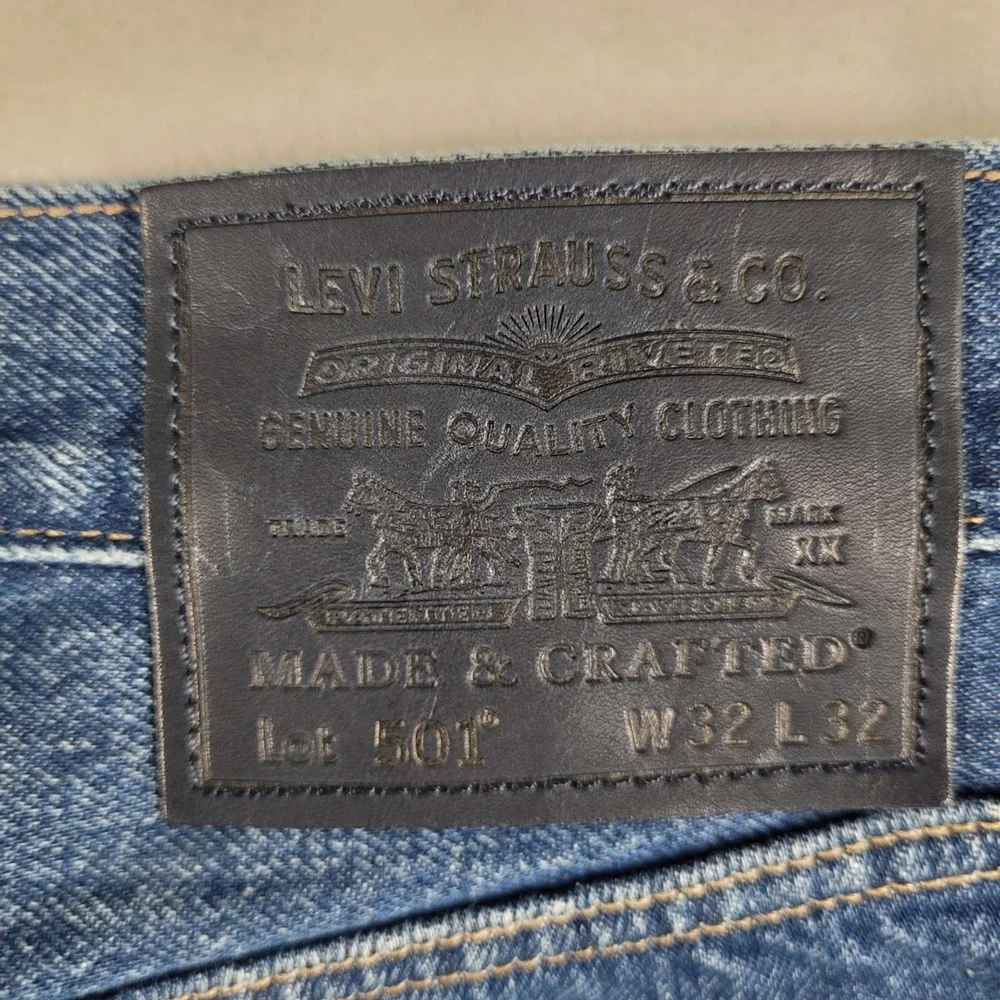 Levi's Made & Crafted LMC 501 Selvedge Sample Jeans Men's 32x32 Blue Denim